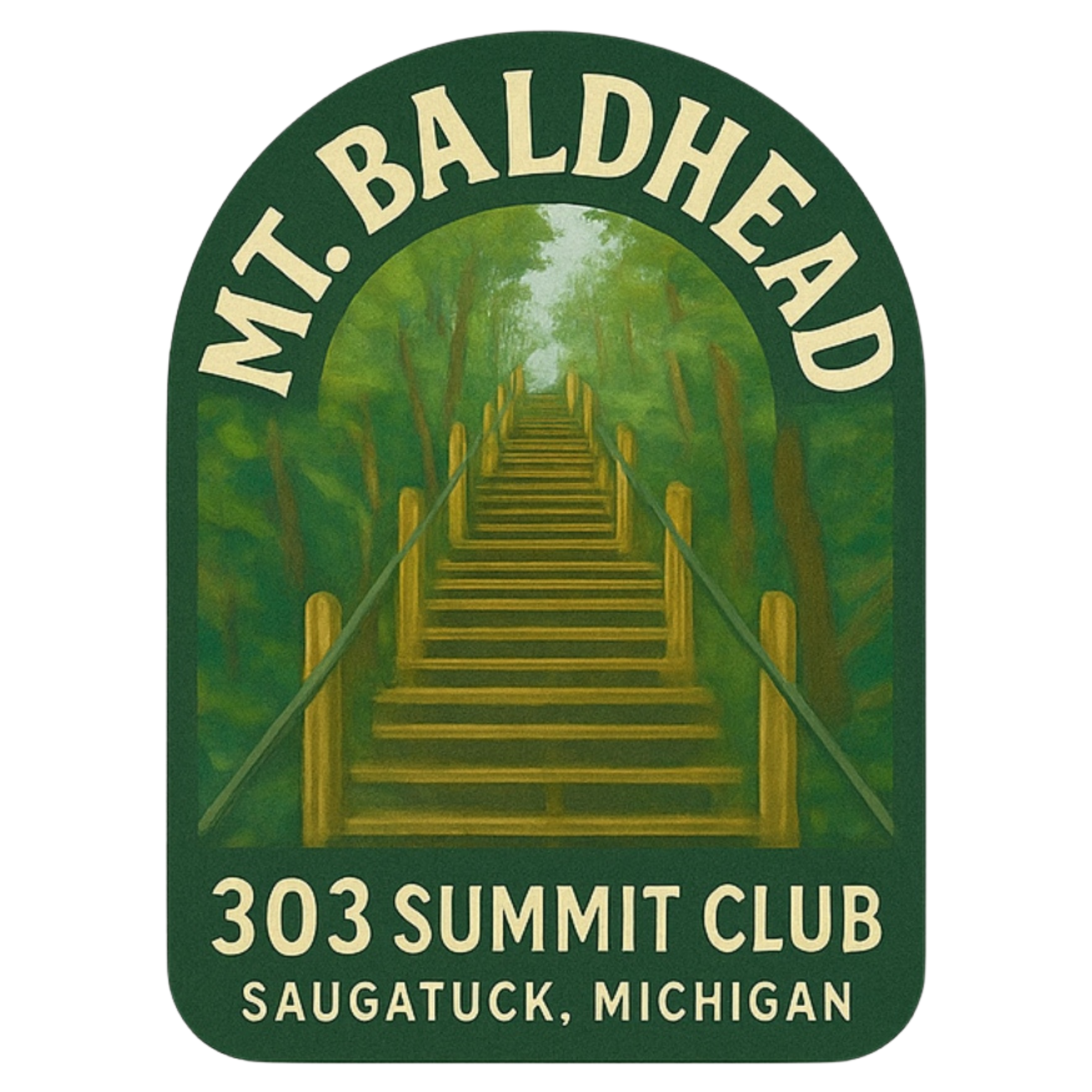 303 Summit Club - Forest sticker