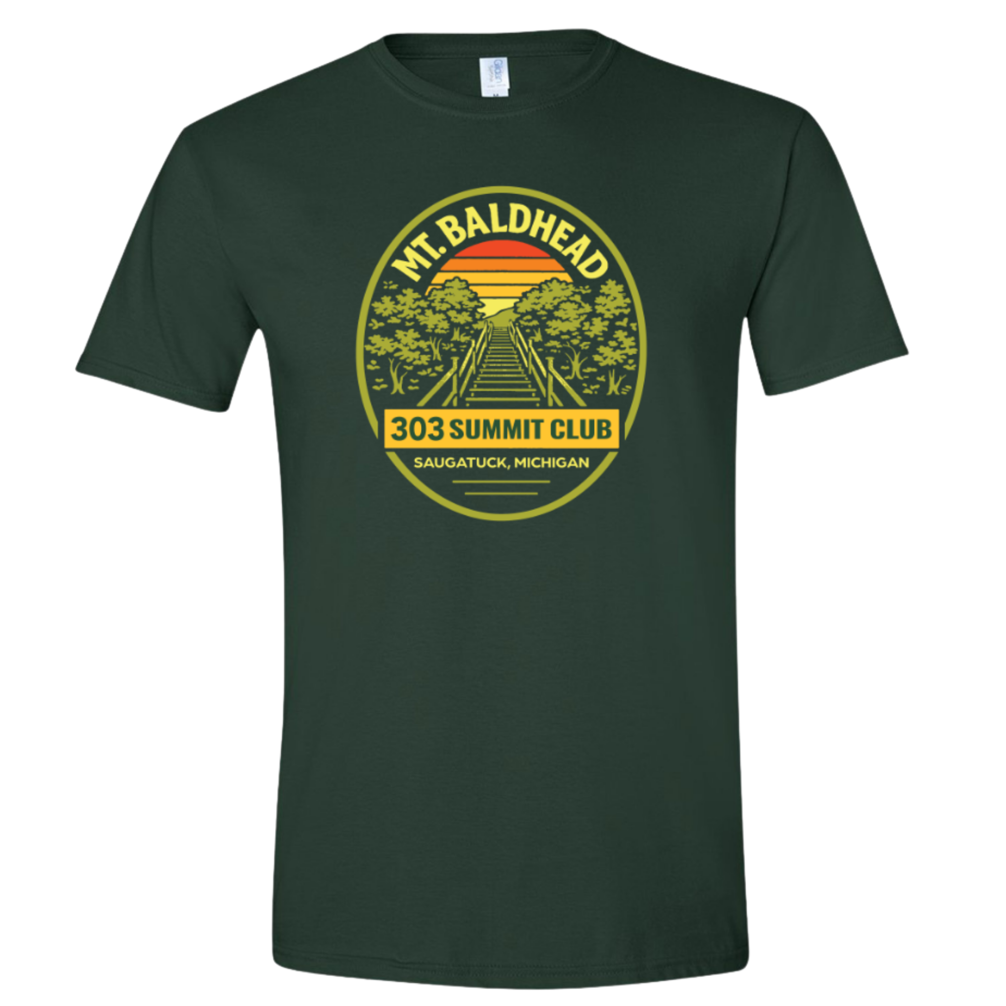 Mt. Baldhead Sunset T-shirt