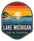 Lake Michigan Fauxcean Sticker